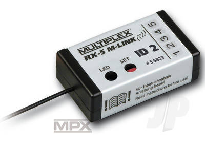 Multiplex Receiver Rx-5 M-Link ID 2 2.4GHz (55823)