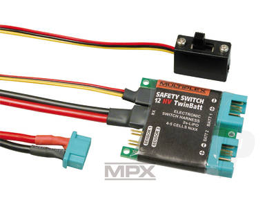 Safety-Switch 12HV Twinbatt (M6) 85010