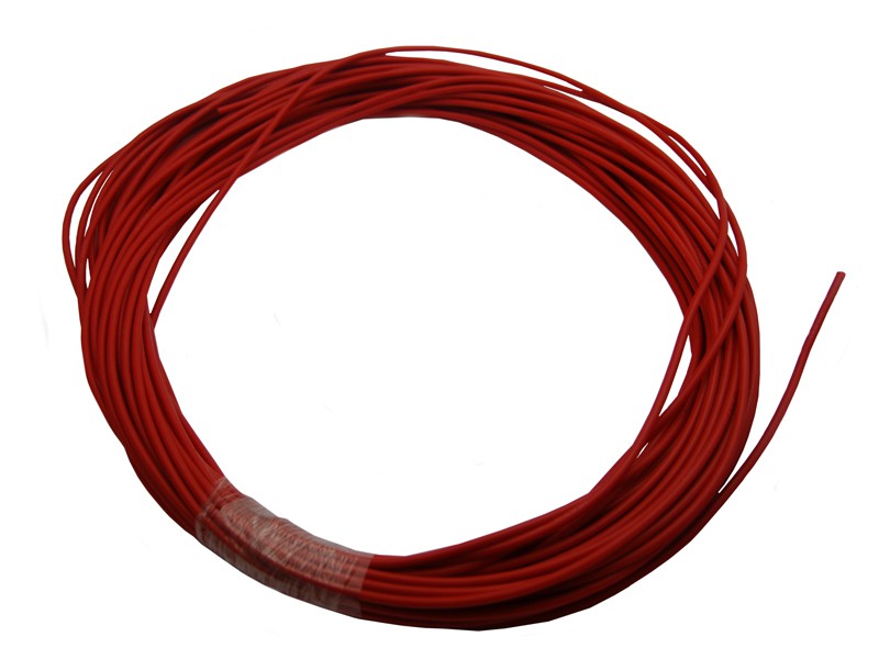 4mm Soft Silicone Wire 12AWG Red - 25m Roll - SKU 2859