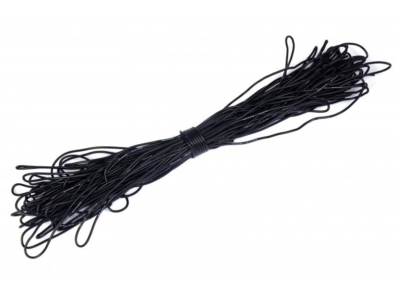 0.6mm Soft Silicone Wire 22AWG Black-25m Roll- SKU 2864