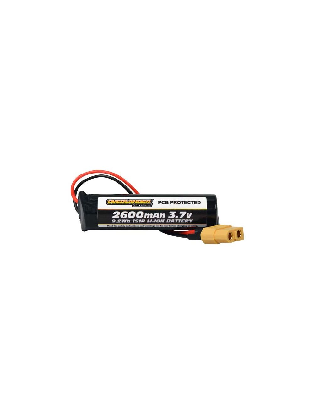 2600mAh 1S 3.7v Li-Ion Rechargeable Battery with PCB