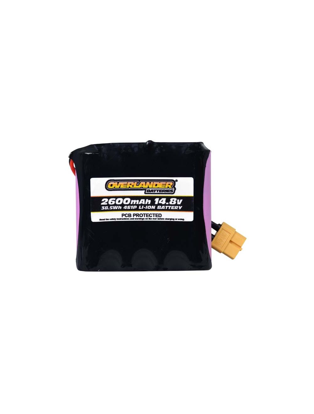 2600mAh 4S 14.8v Li-Ion Rechargeable Battery with PCB Flat