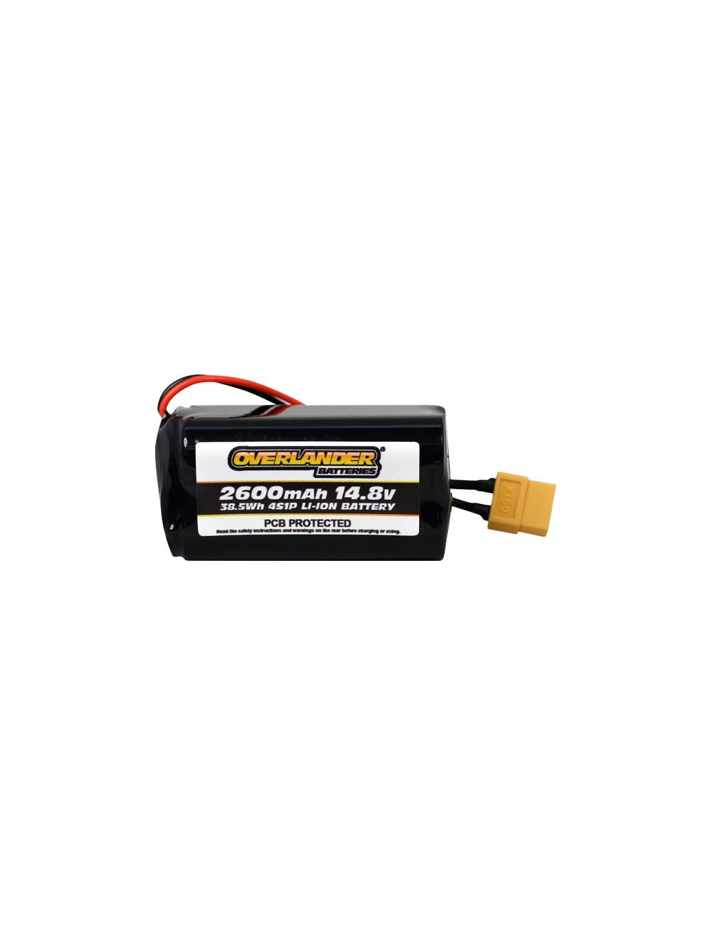 2600mAh 4S 14.8v Li-Ion Rechargeable Battery with PCB Square