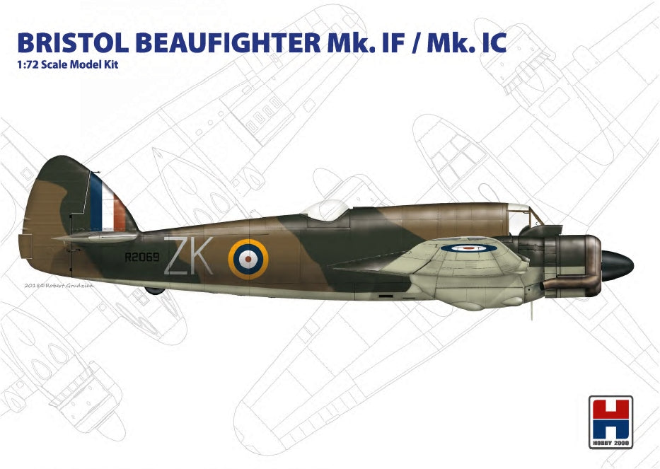 Hobby 2000 1/72 Bristol Beaufighter Mk 1F