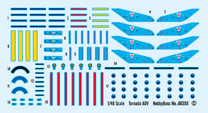 HobbyBoss 1/48 PANAVIA Tornado ADV Long-range fighter kit 80355