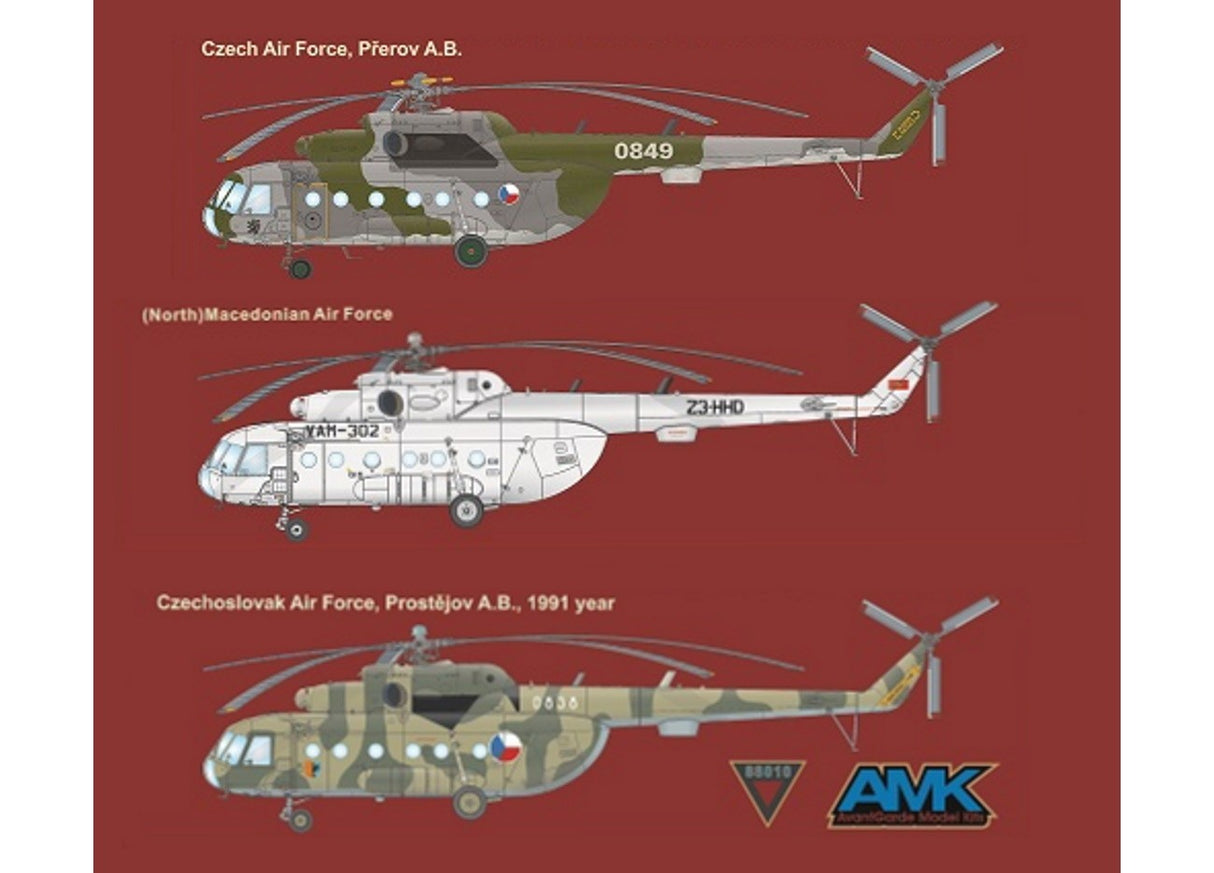 AMK 1/48 Mi-17 HIP Helicopter Kit 88010