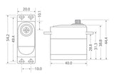 MGB6928HV 28Kg/0.06s Brushless High Voltage Servo