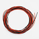 Silicone Wire 30AWG 1M Black/1M Red (11 Strands OD1.2mm)