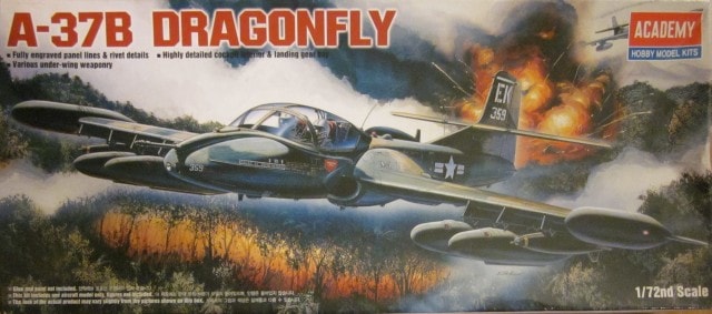 Academy 1663 1/72 Cessna A-37B Dragonfly