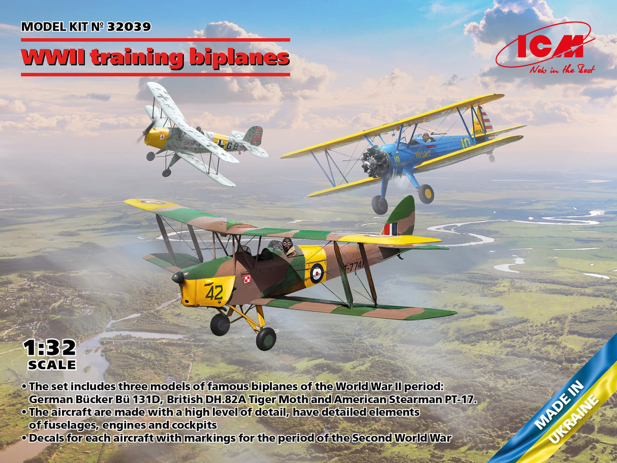 ICM 1/32 WWII training biplanes 32039