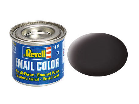 Revell Enamel No.6 Tinlet 14ml tar black matt