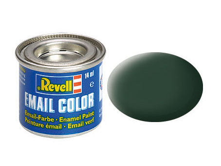 Revell Enamel No.68 Tinlet 14ml dark green matt RAF