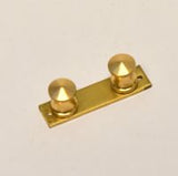 Double brass bit 6x20mm