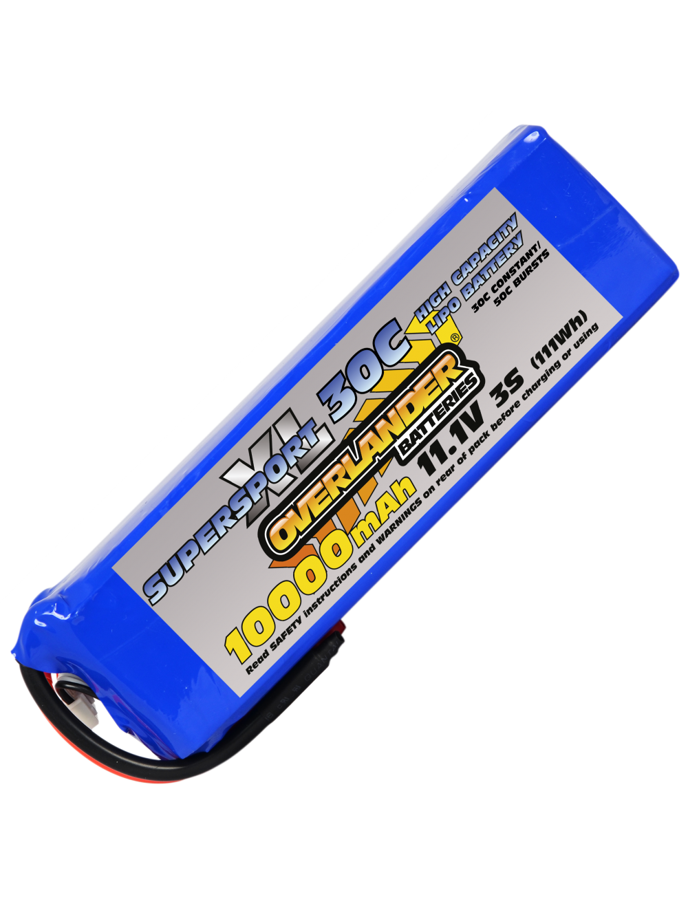 10000mAh 11.1V 3S 30C SupersportXL LiPo Battery