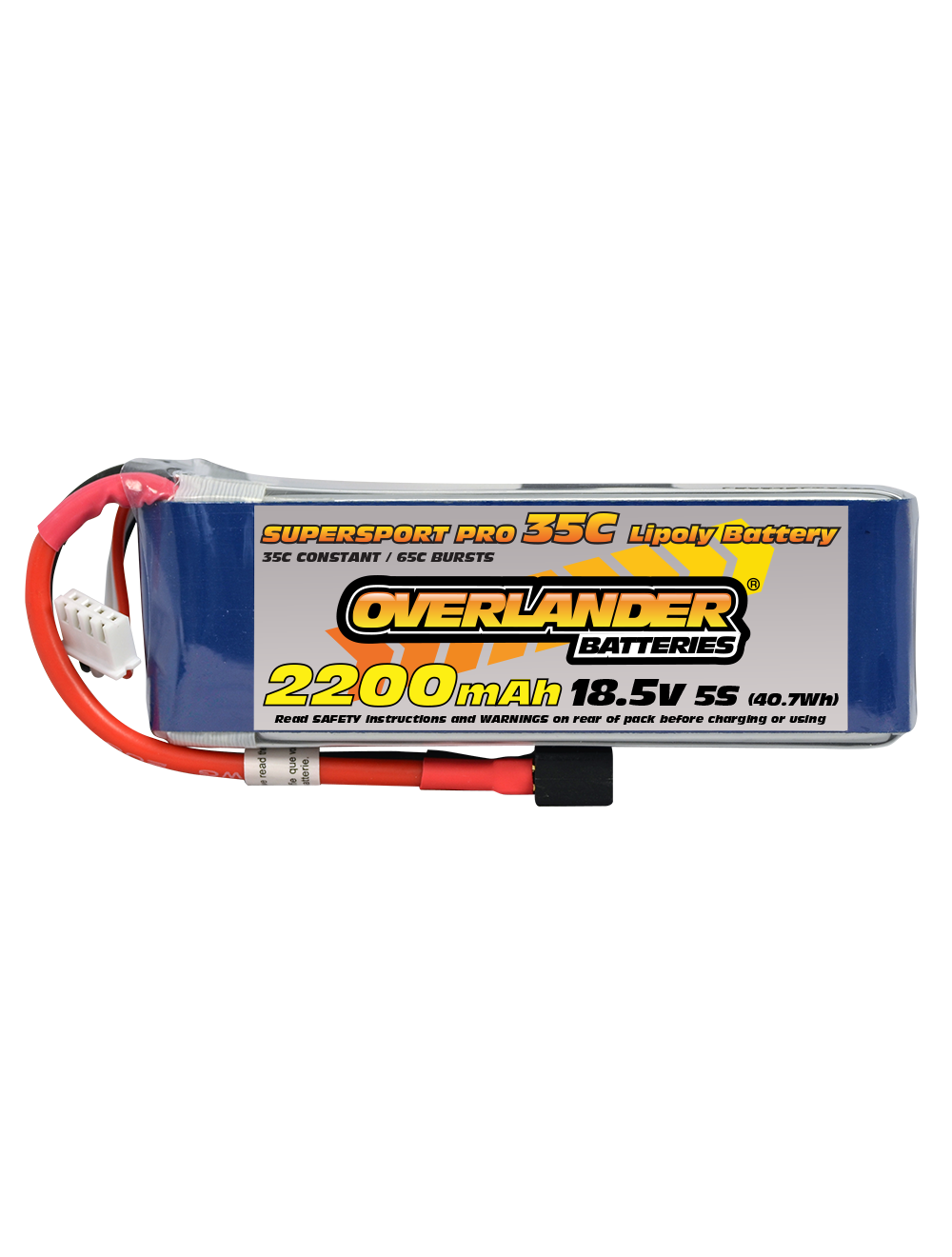 2200mAh 18.5V 5S 35C Supersport Pro LiPo Battery