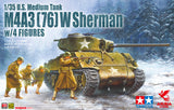 Asuka 1/35 US MEDIUM TANK SHERMAN M4A3 + FIGURES 35048