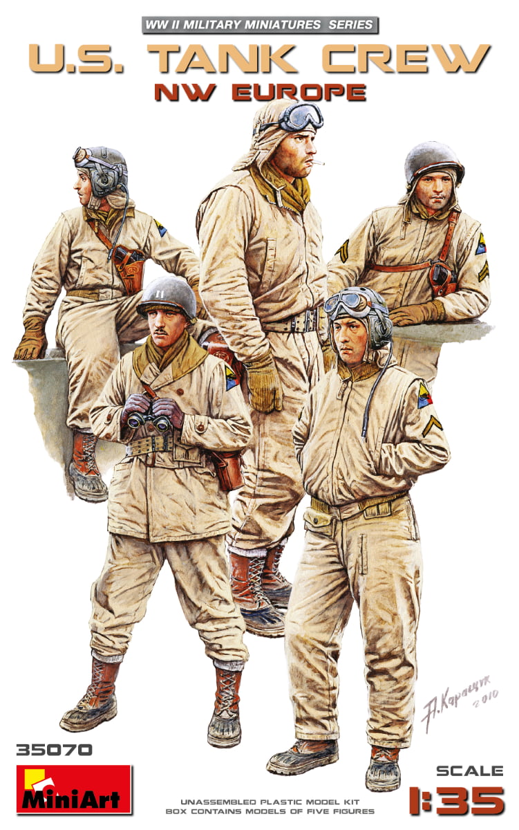 MiniArt 1/35 U.S. TANK CREW. NW EUROPE 35070