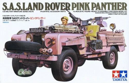 Tamiya 1/35 SAS British Land Rover Pink Panther 35076