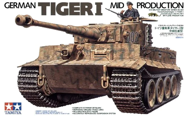 Tamiya 1/35 German Tiger I Mid Production Kit35194