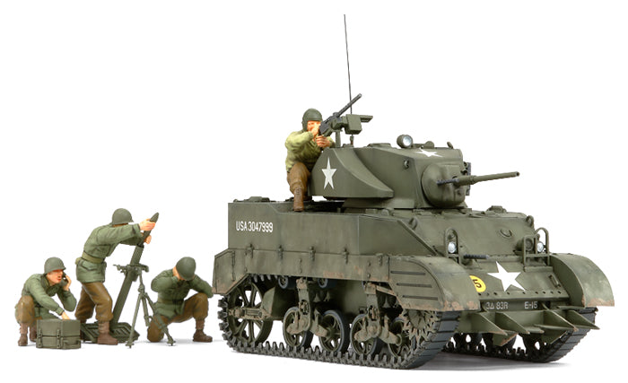 Tamiya 1/35 U.S. Light Tank M5A1 Pursuit Operation Set (w/4 Figures) 35313