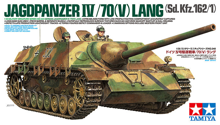 Tamiya 1/35 German Jagdpanzer IV /70V Lang 35340