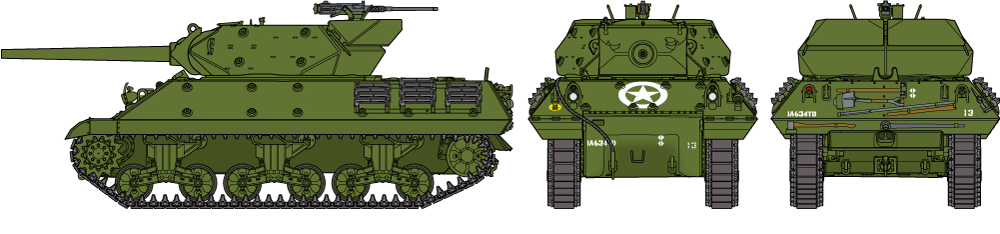 Tamiya 1/35 US Tank Destroyer M10 (Mid Production) 35350