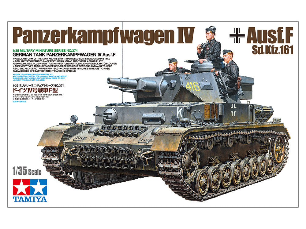 Tamiya 1/35 Panzerkampfwagen IV Ausf.F 35374