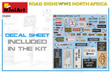 MiniArt 1/35 ROAD SIGNS WW2 NORTH AFRICA 35604