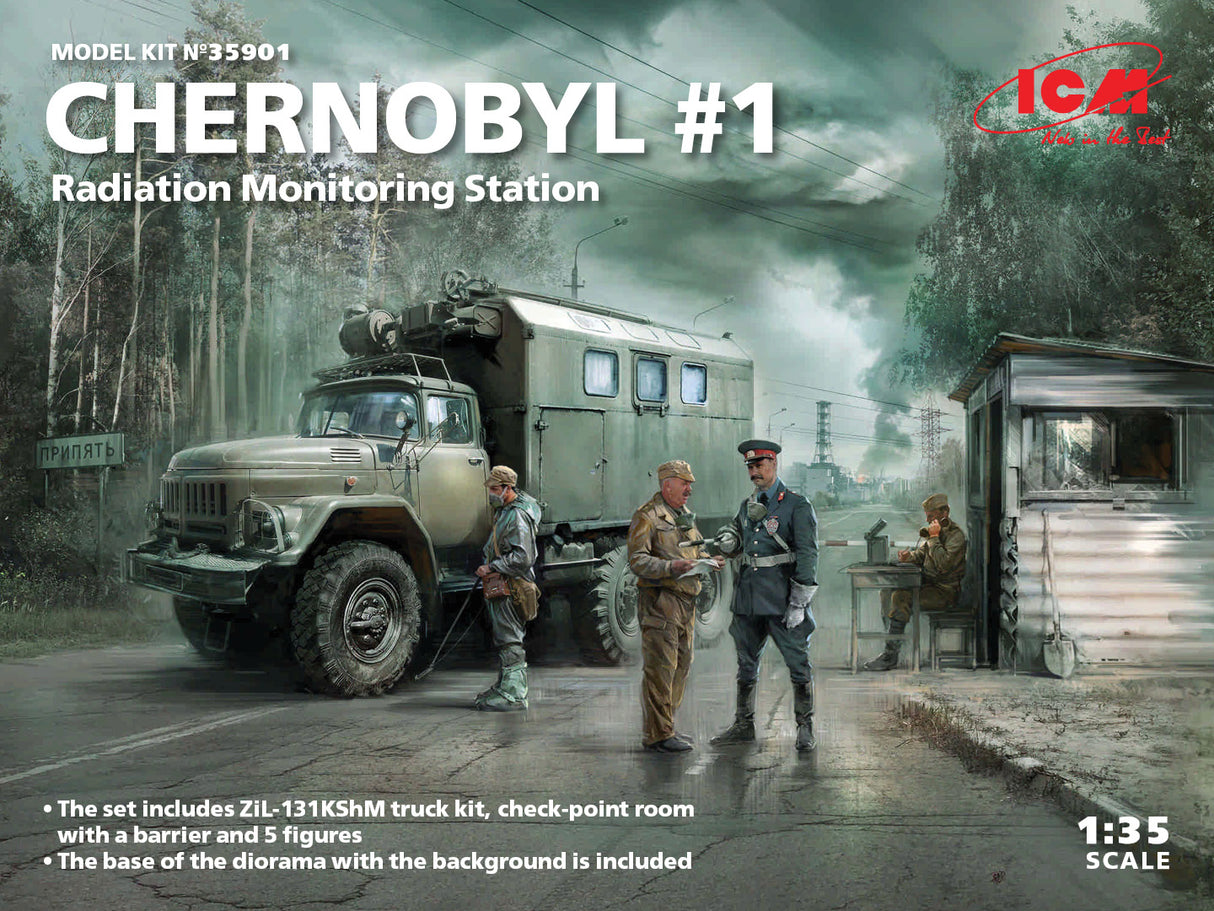 ICM 1/35 Chernobyl 1 Radiation Monitoring Station 35901