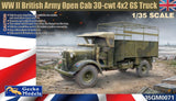 GECKO MODELS 1/35 WWII British Army Open Cab 30-cwt 4x2 GS Truck kit 35gm0071