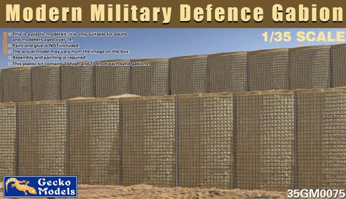 GECKO MODELS 1/35 Modern Military Defence Gabion kit 35GM0075