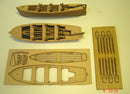 Wood & Plastic Life Boat - 115mm