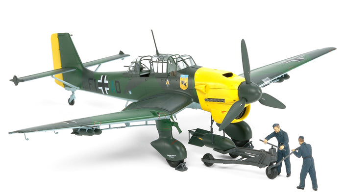 Tamiya 1/48 Junkers Ju87 B-2 Stuka w/Bomb Loading Set 37008