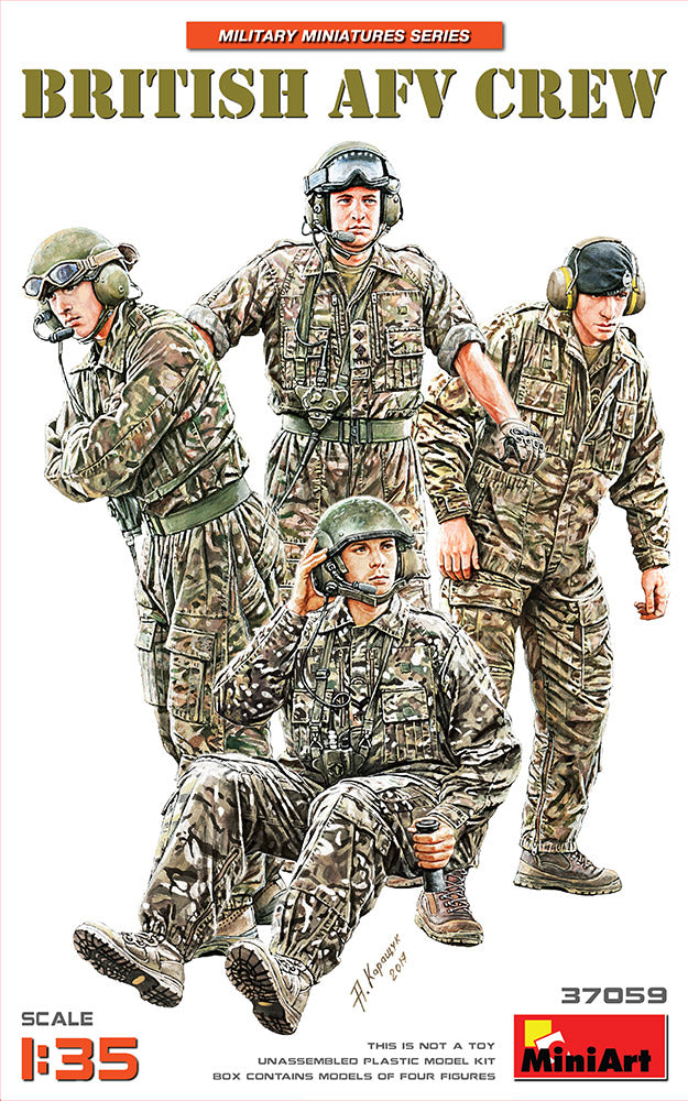 MiniArt 1/35 Modern British AFV Crew 37059