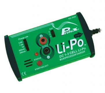 PROLUX LI-PO DC 1-3 Cell Li-Po MICROPROCESSOR CHARGER