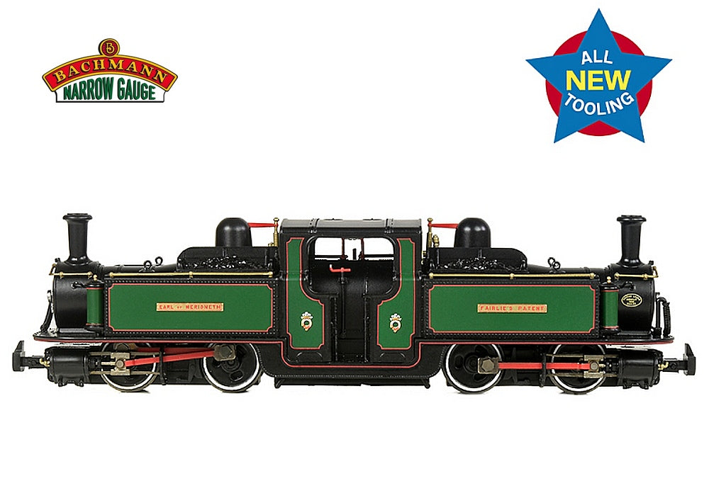 Bachmann 391-102 Ffestiniog Railway Double Fairlie Earl of Merioneth FR Lined Green