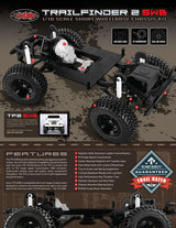 RC4WD Trail Finder 2 Truck Kit SWB Short Wheelbase for Tamiya Jeep