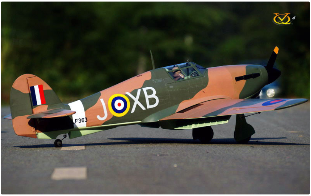 VQ Hawker Hurricane 63 Inch ARF (EP/GP)