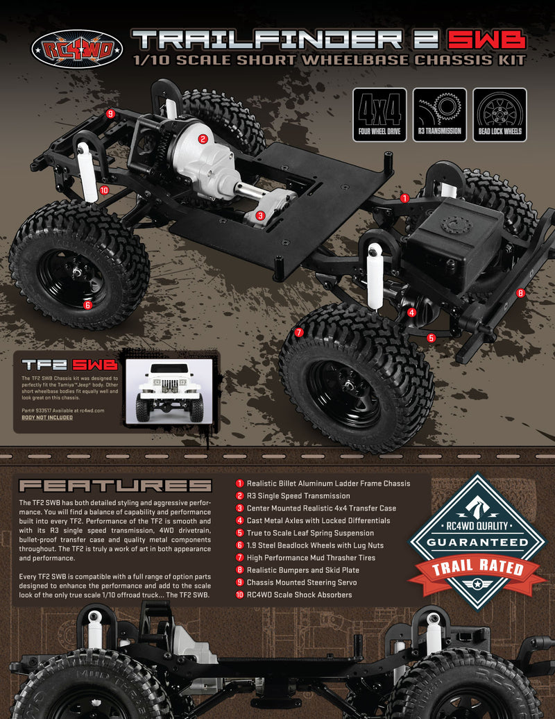 RC4WD TRAILFINDER2 SWB 改 ラングラー JEEP OP多数 メカ付 HOLMES