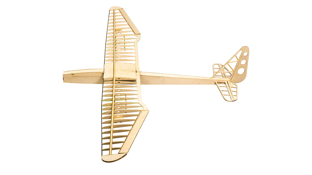 DW Models Sunbird Glider Balsa Kit 1.6M (with1100kv Motor -20amp ESC - prop)