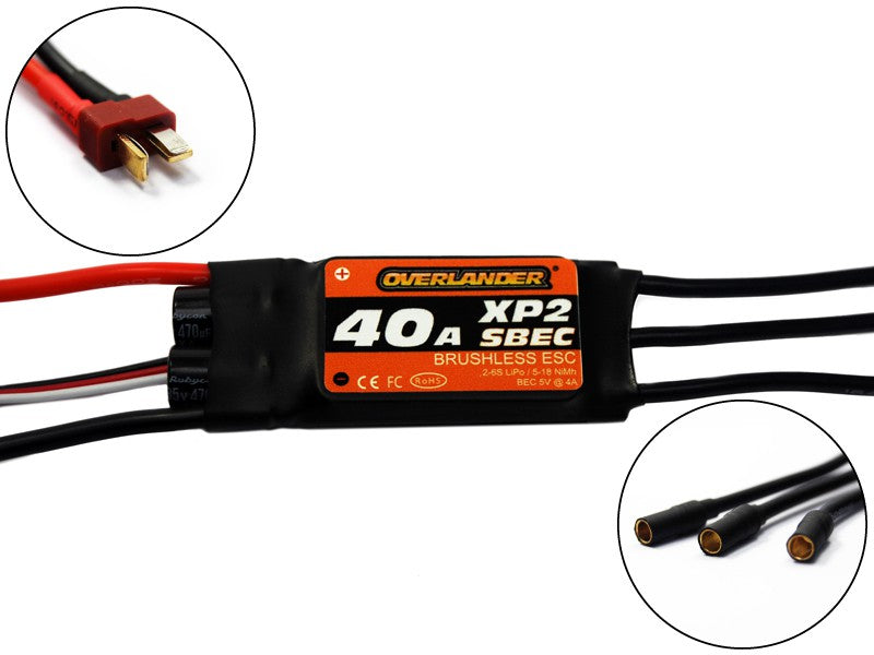 Overlander XP2 40A SBEC Brushless ESC - RTF - SKU 2722