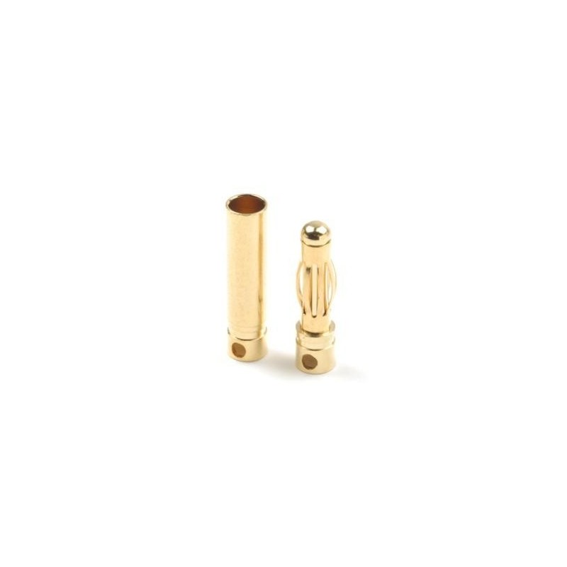4.0mm gold connector Long Male + Female (4pairs) (BOX 11)