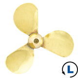Brass Propeller Classic 3-Blade 30mm M4 (LeftHand)
