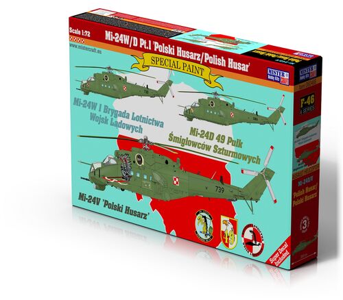 MisterCraft 1:72  F46 Mi-24W/D Pt.1 Polski Husarz/Polish Husar