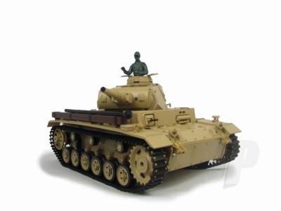 Heng Long 1:16 German Tauch Panzer III (2.4GHz+Shooter+Smoke+Sound)