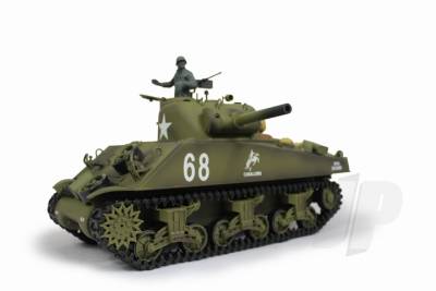 Heng Long 1/16 US M4A3 Sherman (2.4GHz+Shooter+Smoke+Sound) with Infrared Battle System HLG3898-1B