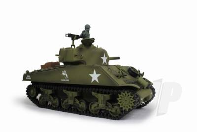 Heng Long 1/16 US M4A3 Sherman (2.4GHz+Shooter+Smoke+Sound) with Infrared Battle System HLG3898-1B