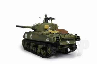 Heng Long 1/16 US M4A3 Sherman (2.4GHz+Shooter+Smoke+Sound) with Infrared Battle System HLG3898-1B