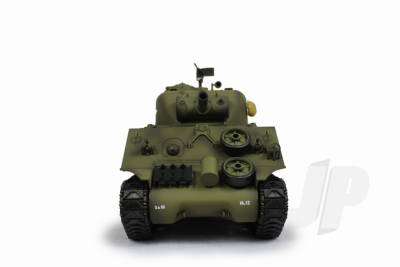 Heng Long 1/16 US M4A3 Sherman (2.4GHz+Shooter+Smoke+Sound) with Infrared Battle System HLG3898-1B