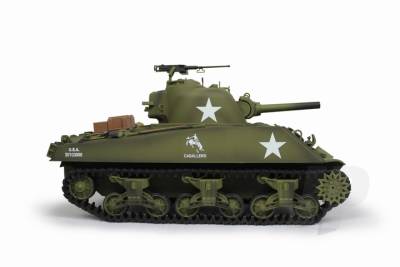 Heng Long 1/16 US M4A3 Sherman (2.4GHz+Shooter+Smoke+Sound) with Infrared Battle System HLG3898-1B